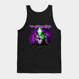 We Are All Mad Here - Purple Tank Top